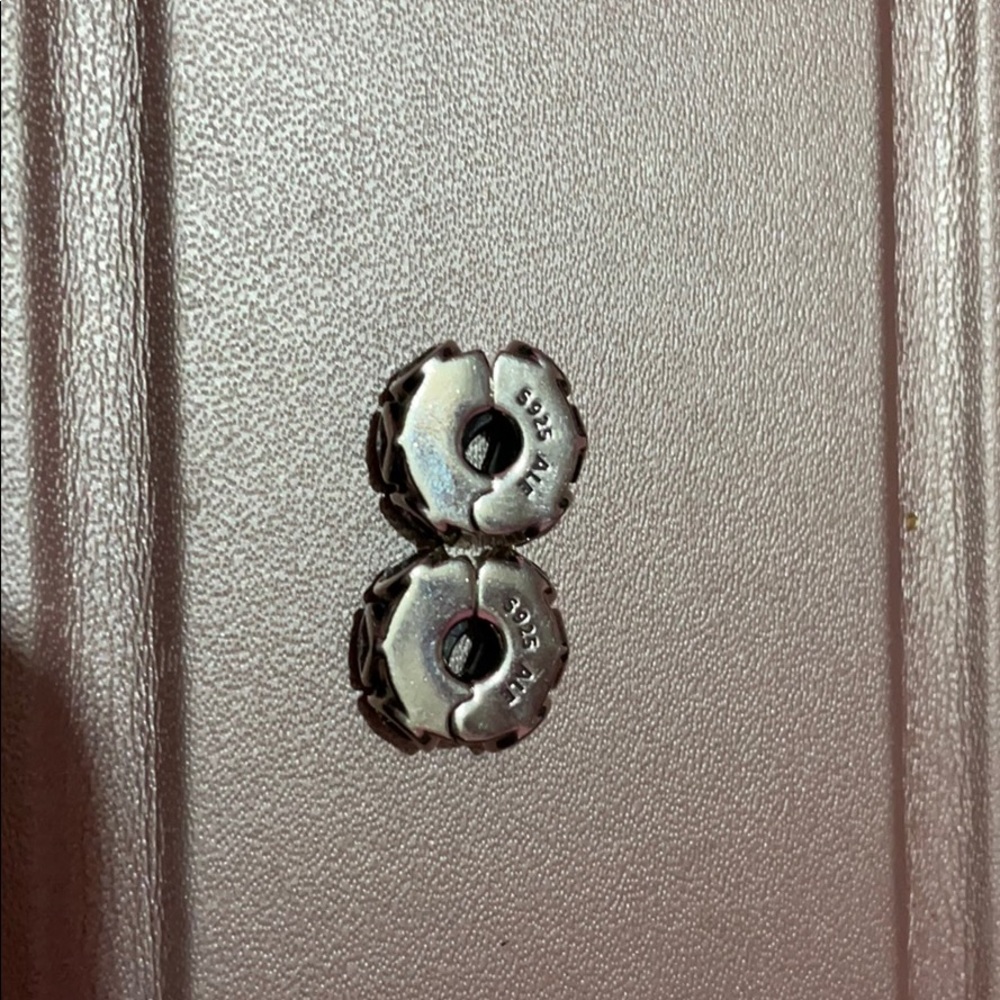 Two Silver Pandora Spacers .